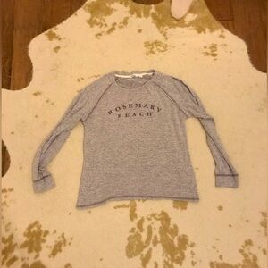 Rosemary Beach grey crew neck